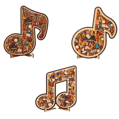 Wooden Musical Note Jigsaw Puzzle🎶🧩