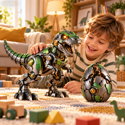 🦖🔥 Mechanical T-Rex Egg – From Mysterious Egg to Mighty Robotic Dinosaur! 🥚⚙️✨