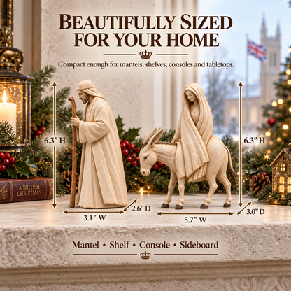 Journey to Bethlehem Nativity Figurine Set