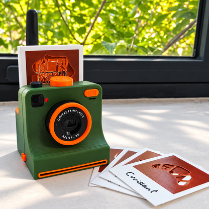 🎃Halloween Deal 40% OFF!🔥Retro Coffee Art Camera – Mechanical Latte Stencil Printer