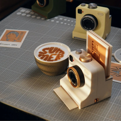 🎃Halloween Deal 40% OFF!🔥Retro Coffee Art Camera – Mechanical Latte Stencil Printer