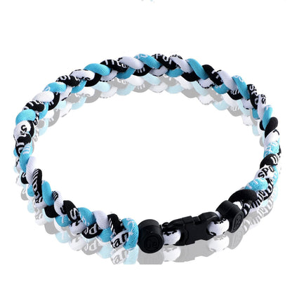 ✝️⚾Triple-Rope Tornado Baseball Necklace – Cross Charm Pendant with "I CAN DO ALL THINGS PHL4:13"