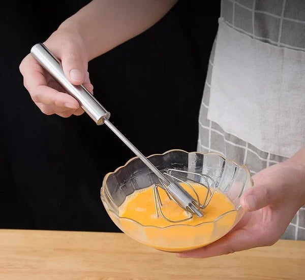 Stainless Steel Semi-Automatic Whisk 🥣