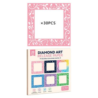 🎨 PET Non-Stick Craft Protective Sheets for Diamond Painting and Sticky Canvas Projects