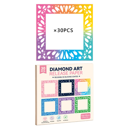 🎨 PET Non-Stick Craft Protective Sheets for Diamond Painting and Sticky Canvas Projects