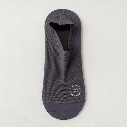 🧦3-Pair Invisible Grip Socks Pack 🧦Breathable | Low-Cut | Anti-Slip | Sweat-Absorbing