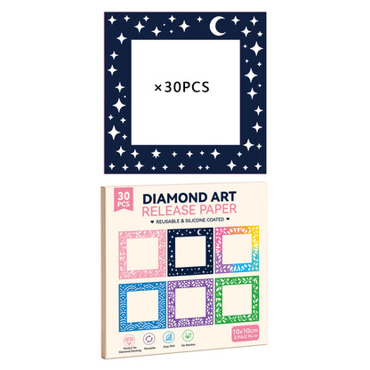 🎨 PET Non-Stick Craft Protective Sheets for Diamond Painting and Sticky Canvas Projects