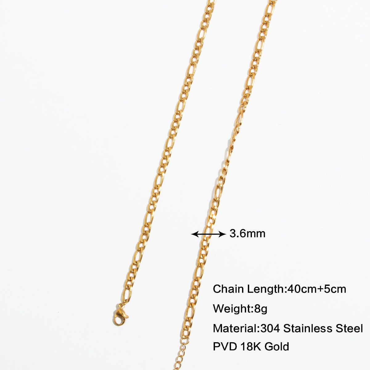 Elegant 2-Piece 18K Gold Jewelry Set – Bracelet & Necklace for Men & Women