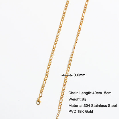 Elegant 2-Piece 18K Gold Jewelry Set – Bracelet & Necklace for Men & Women