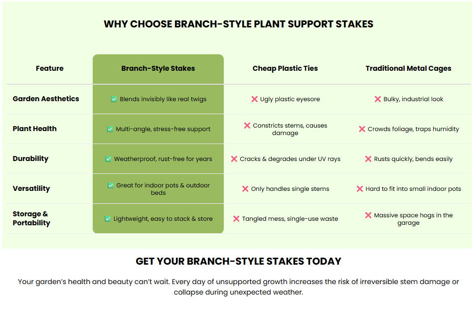 🌿Branch-Style Plant Support Stakes🌿