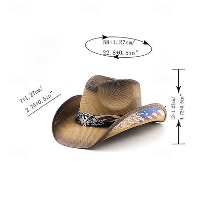 America 250 Patriot Cowboy Hat - Celebrate America's 250th Anniversary With Strength, Freedom & Pride