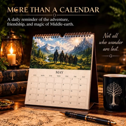 🎁Last Day 49% OFF - 🧝📅 The Lord of the Rings 2027 Wall Calendar