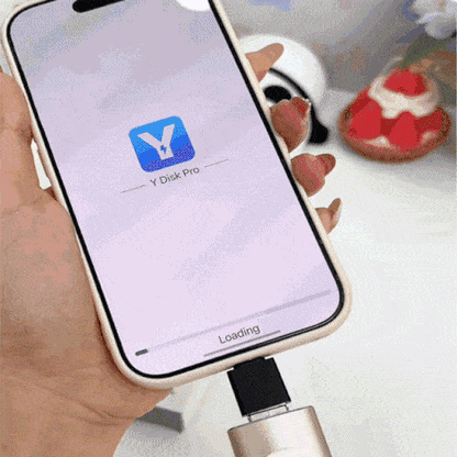 ✨3-in-1 High-Capacity USB Drive with Fingerprint Security（for iPhone）