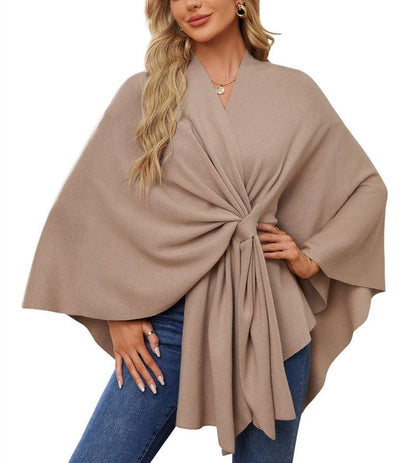 🔥Elegant Shawl Wraps Soft Open Front Poncho Shawl Wraps
