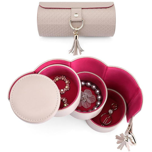 💎 Layered Travel Jewelry Case – Elegant Storage, Always Ready to Shine✈️