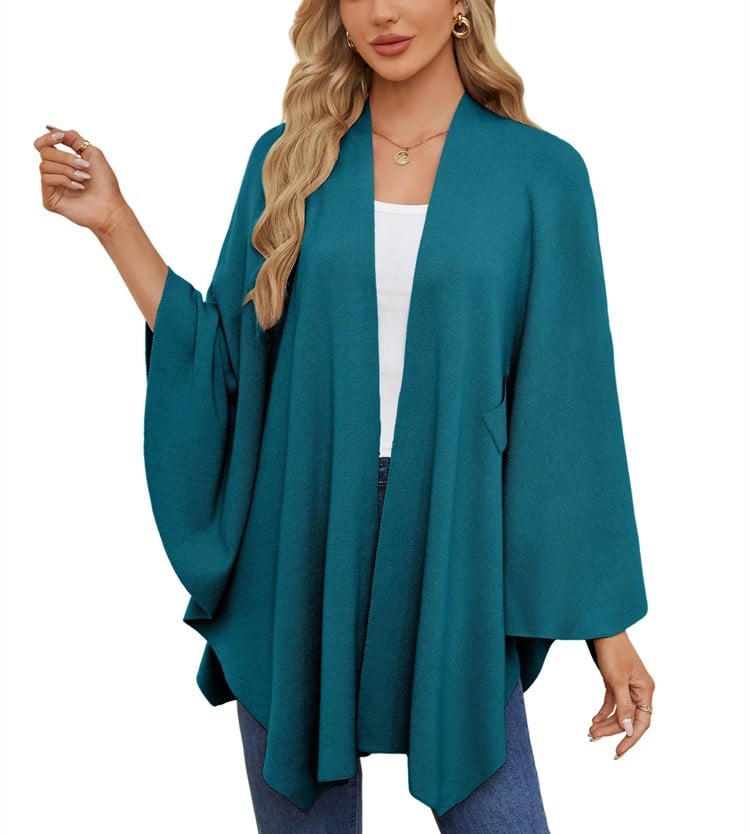 🔥Elegant Shawl Wraps Soft Open Front Poncho Shawl Wraps