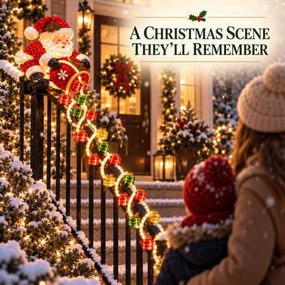 🔥Buy 2 Get 5% OFF🔥🎅 Santa Magic Gift Cascade Railing Light