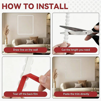 🤩DIY Self Adhesive Decorative Molding Trim
