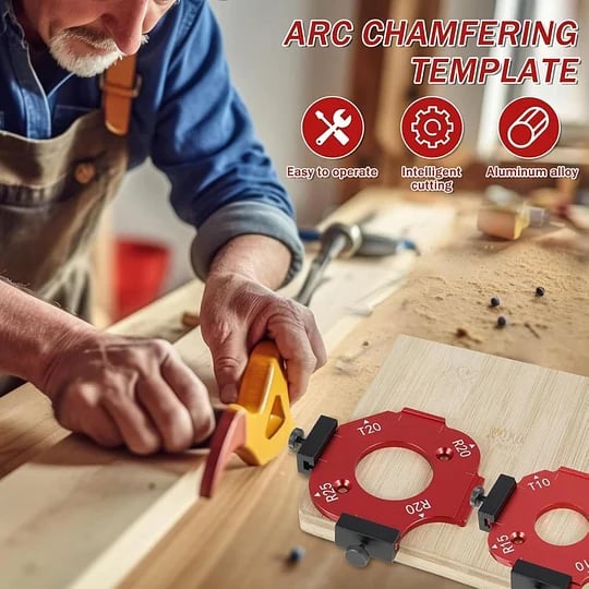 Dailyardtool® The Ultimate Cutting Template: Achieve Accurate Angles and Arcs with Ease