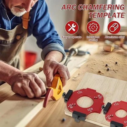 Dailyardtool® The Ultimate Cutting Template: Achieve Accurate Angles and Arcs with Ease