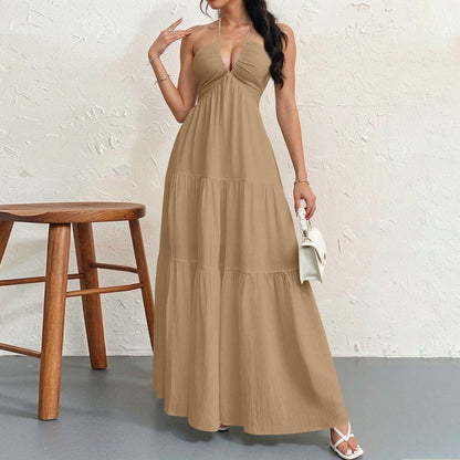 🏆SUMMER SALE 💥Women's Casual Basic Loose Fit Sleeveless Dress