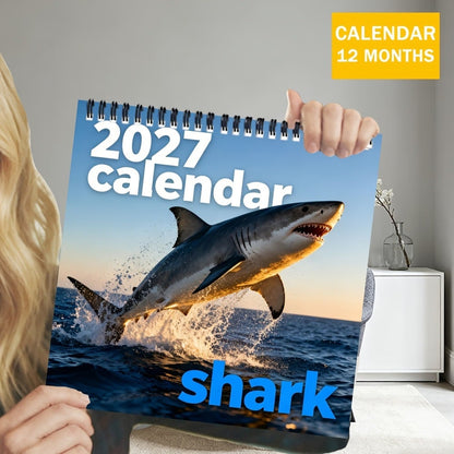 🦈2027 Sharks Wall Calendar – 12 Months of Incredible Sharks & Ocean Adventures