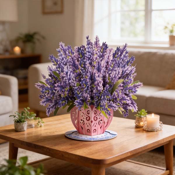 💌 Forever-Blooming 3D Flower Pop-Up Card– Personalized Love Message & Everlasting Bloom 🎁