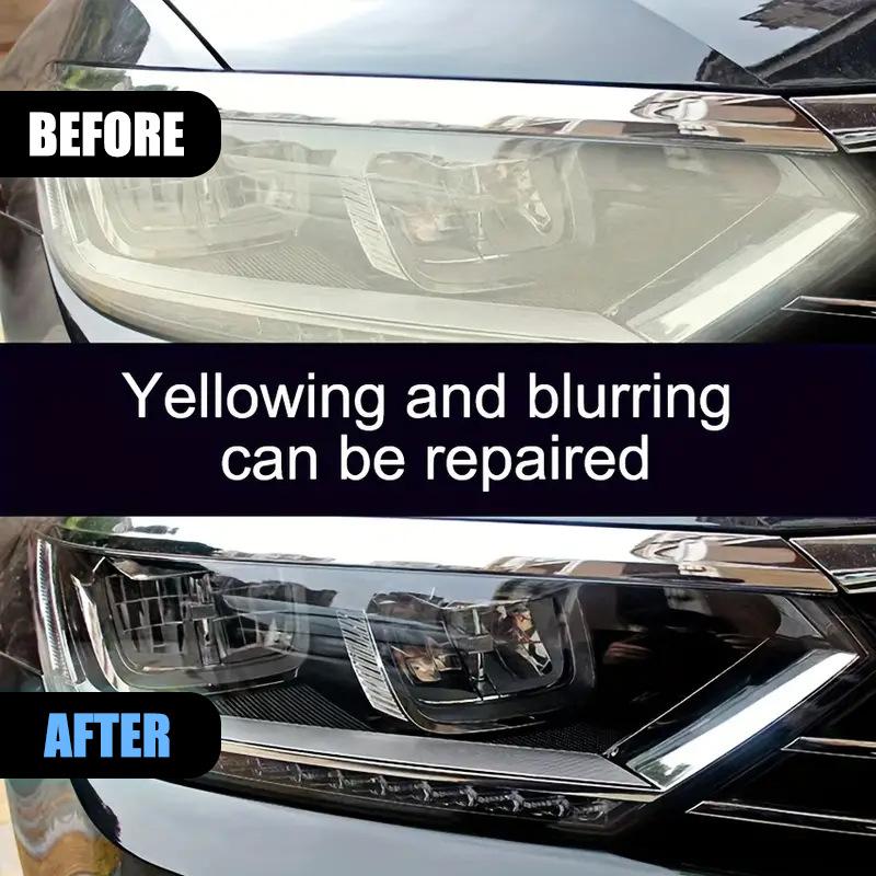 🏆 35K+ SOLD! 🚗Headlight Restoration Kit | 2‐Step No‐Sand Formula for Crystal Clear Lights ✨