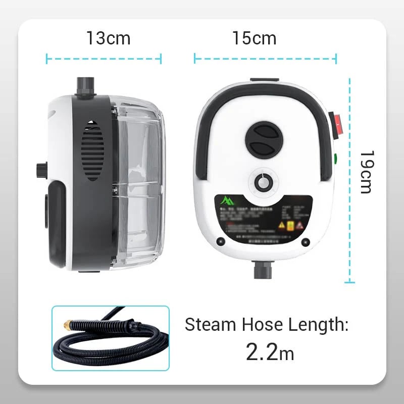Dailyardtool® 2500W Handheld High-Temperature Pressurized Steam Cleaner