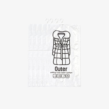 Hanging Vacuum Storage Bags – Save 75% Closet Space, No Folding Needed