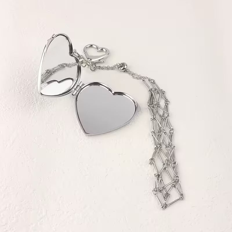 🔥✨Lipstick Holder Keychain with Mirror
