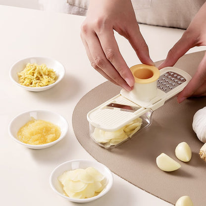 🔥Multifunctional Garlic Grinder & Mandoline Slicer
