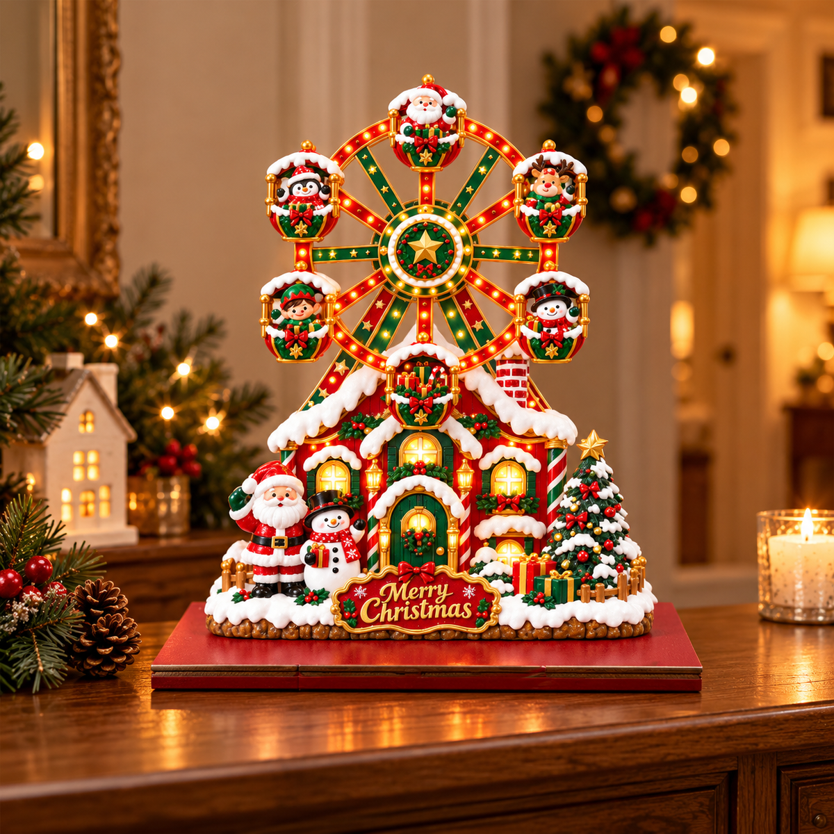 🎄 Christmas Ferris Wheel Village™