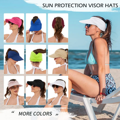 Foldable Women's  Sun Visor Hat