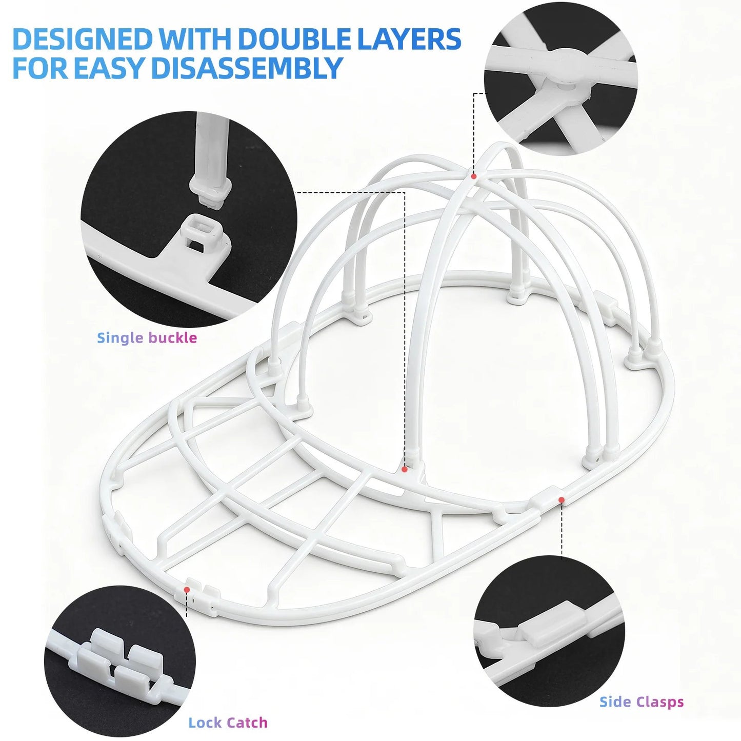 PP Hat Washer Cage with Adjustable Shaper