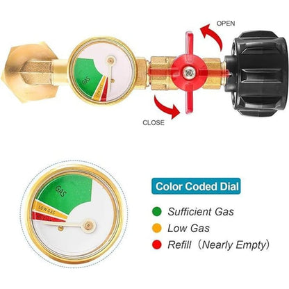 ✨ Top-Rated Propane Refill Elbow Adapter with Tank Gauge