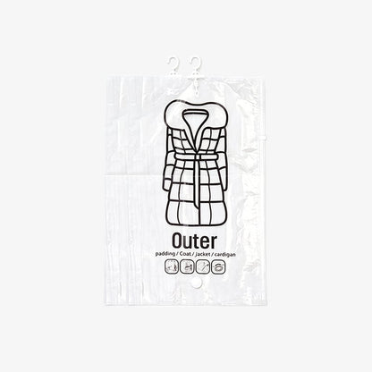 Hanging Vacuum Storage Bags – Save 75% Closet Space, No Folding Needed