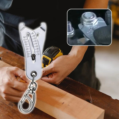 Dailyardtool® Nut & Bolt Head Size Gauge