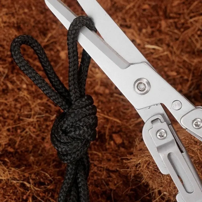 ✂️ 2-in-1 Foldable EDC Scissors with Built-In Ruler
