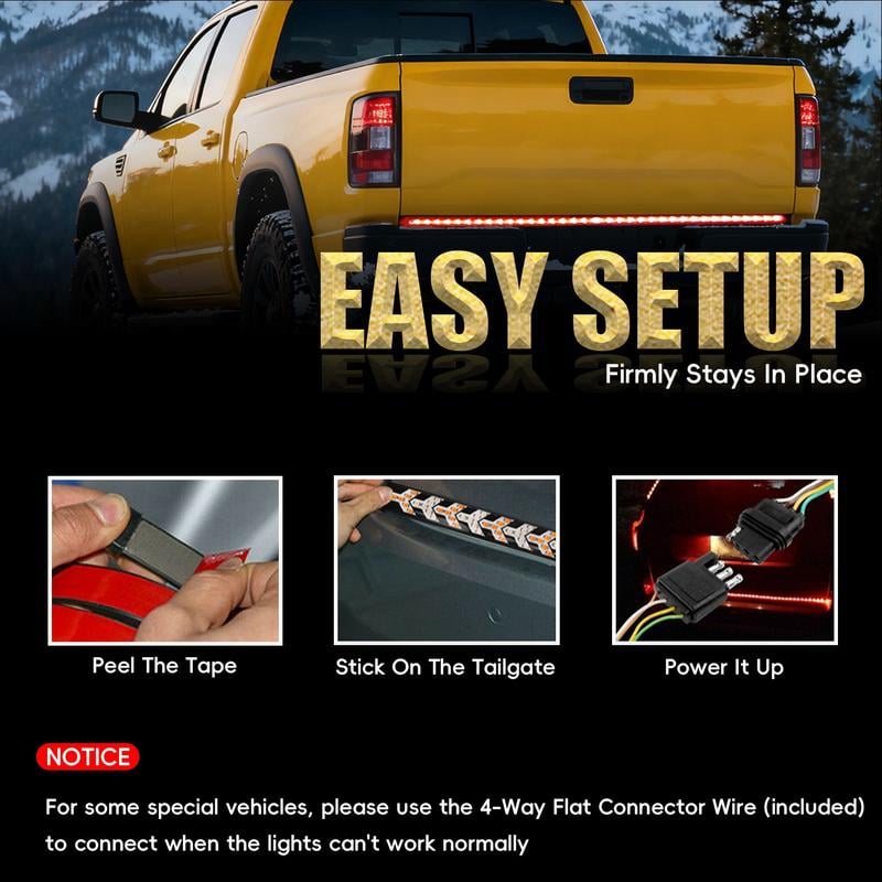 Dailyardtool® LED Tailgate Light Bar Strip