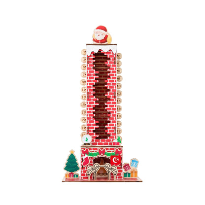 🎅 Build Your Own Christmas Countdown! DIY Mechanical Santa Chimney Calendar 🛠️✨