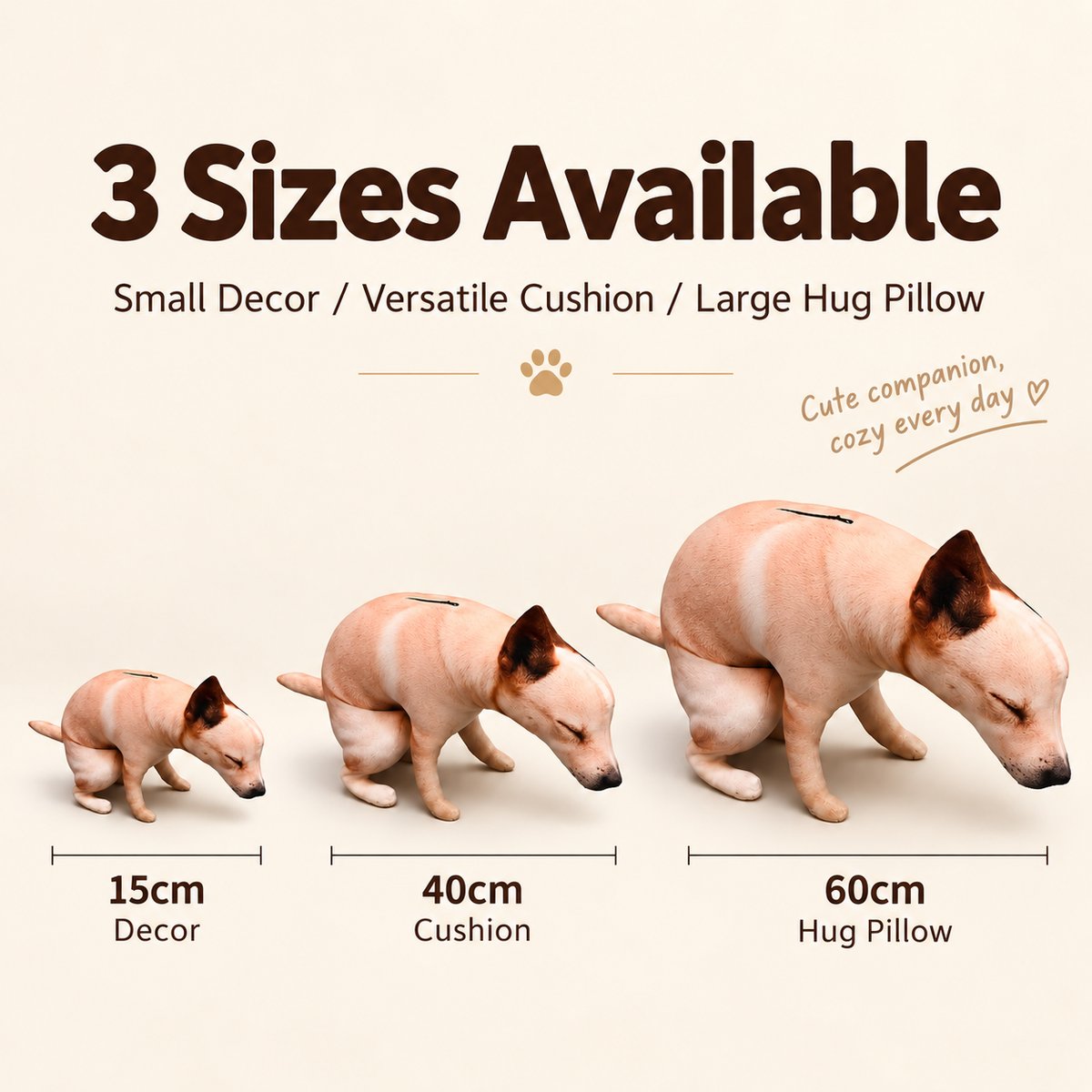 Funny Pooping Dog Plush Pillow