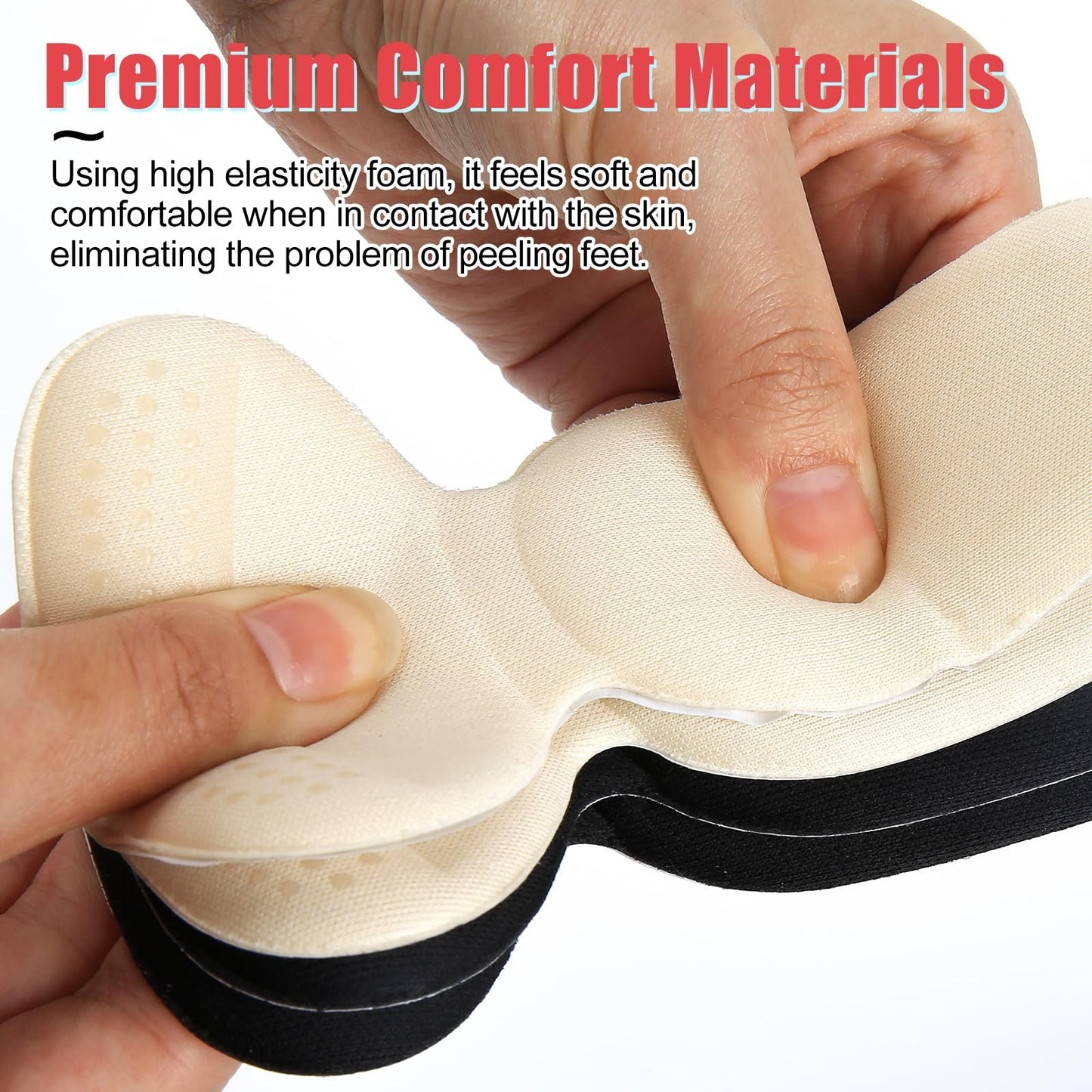 😍Anti-slip Heel Liners Soft Cushion Heel Protector Pads for Women Men Shoes