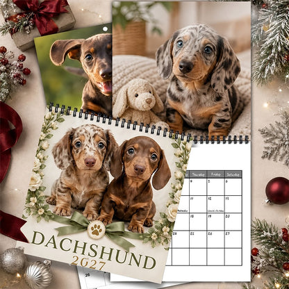 🐶Spotted Dachshund Calendar 2027, Cute Wall Decor And Gift For Fans