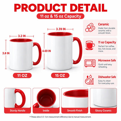 ☕ West Highland Terrier Christmas 3D Effect Printed Accent Mug
