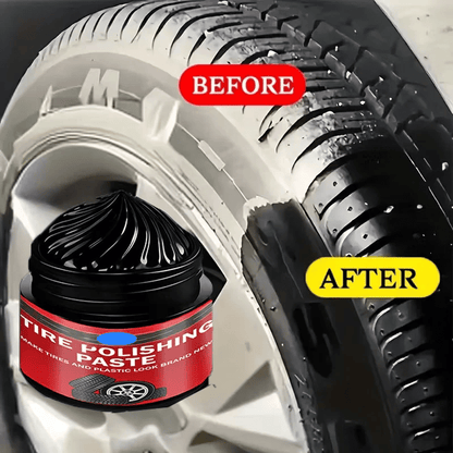 🚗 BUY 2 GET 1 FREE! ✨ Car Tire & Plastic Trim Renewal Paste – Restores Shine, Prevents Cracking & Easy Application 🛞