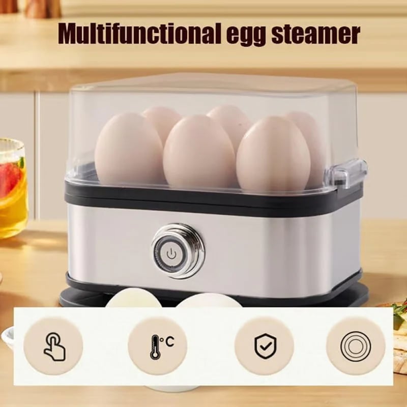 🔥2026 Hot Products🔥 Multifunctional Egg Steamer with Clear Lid💥