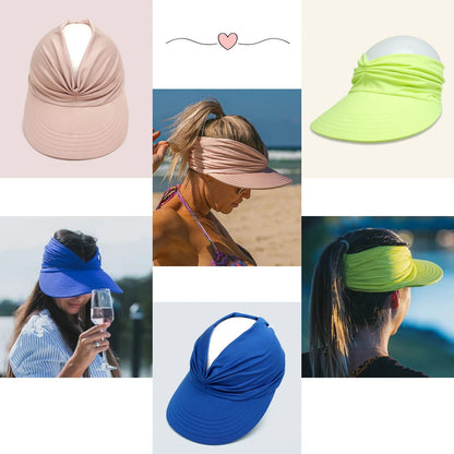 Foldable Women's  Sun Visor Hat