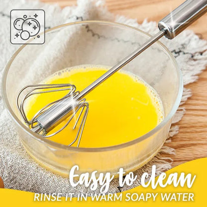Stainless Steel Semi-Automatic Whisk 🥣