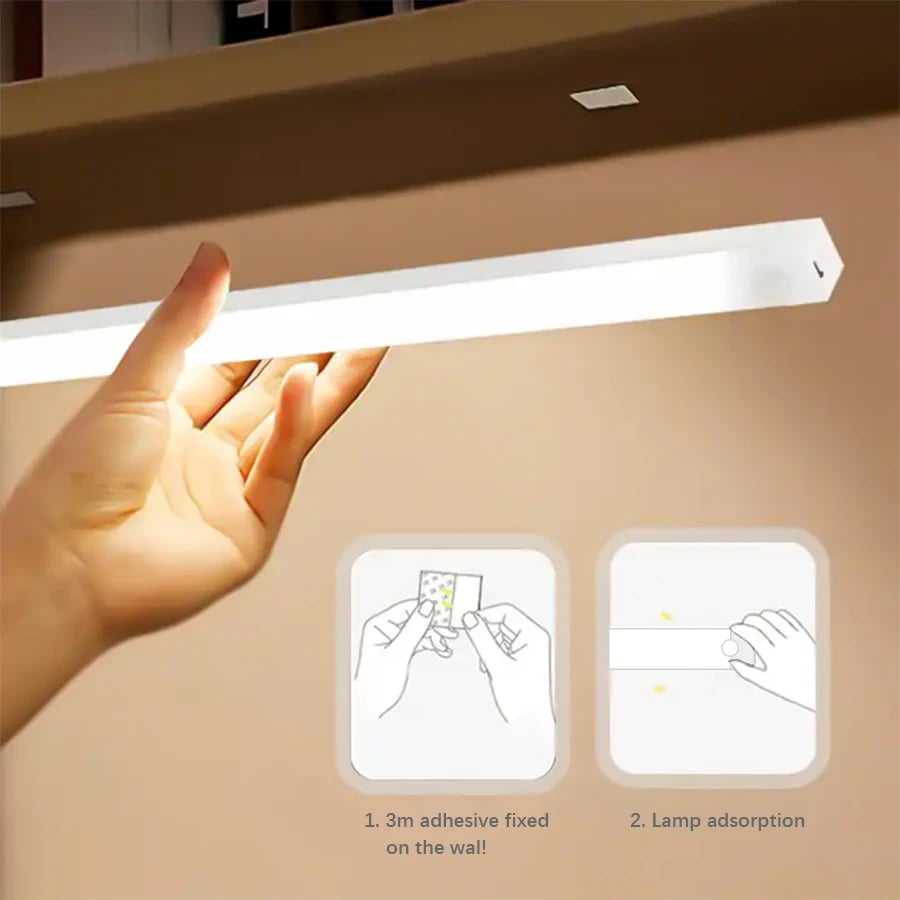 💡Under Cabinet Lighting-LED Rechargeable Closet Lights